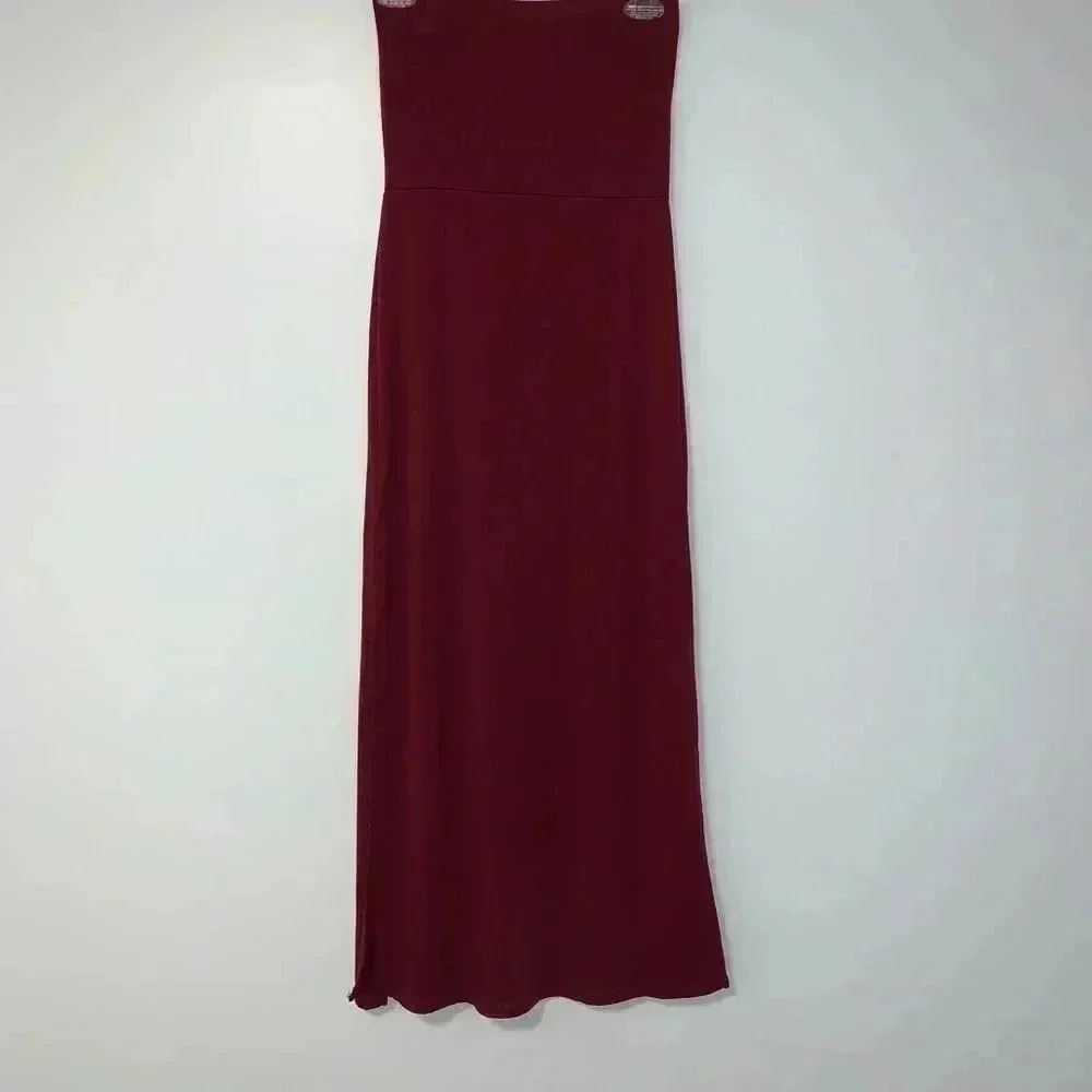 Active USA Roll-Waist Side Split Maxi Skirt​​